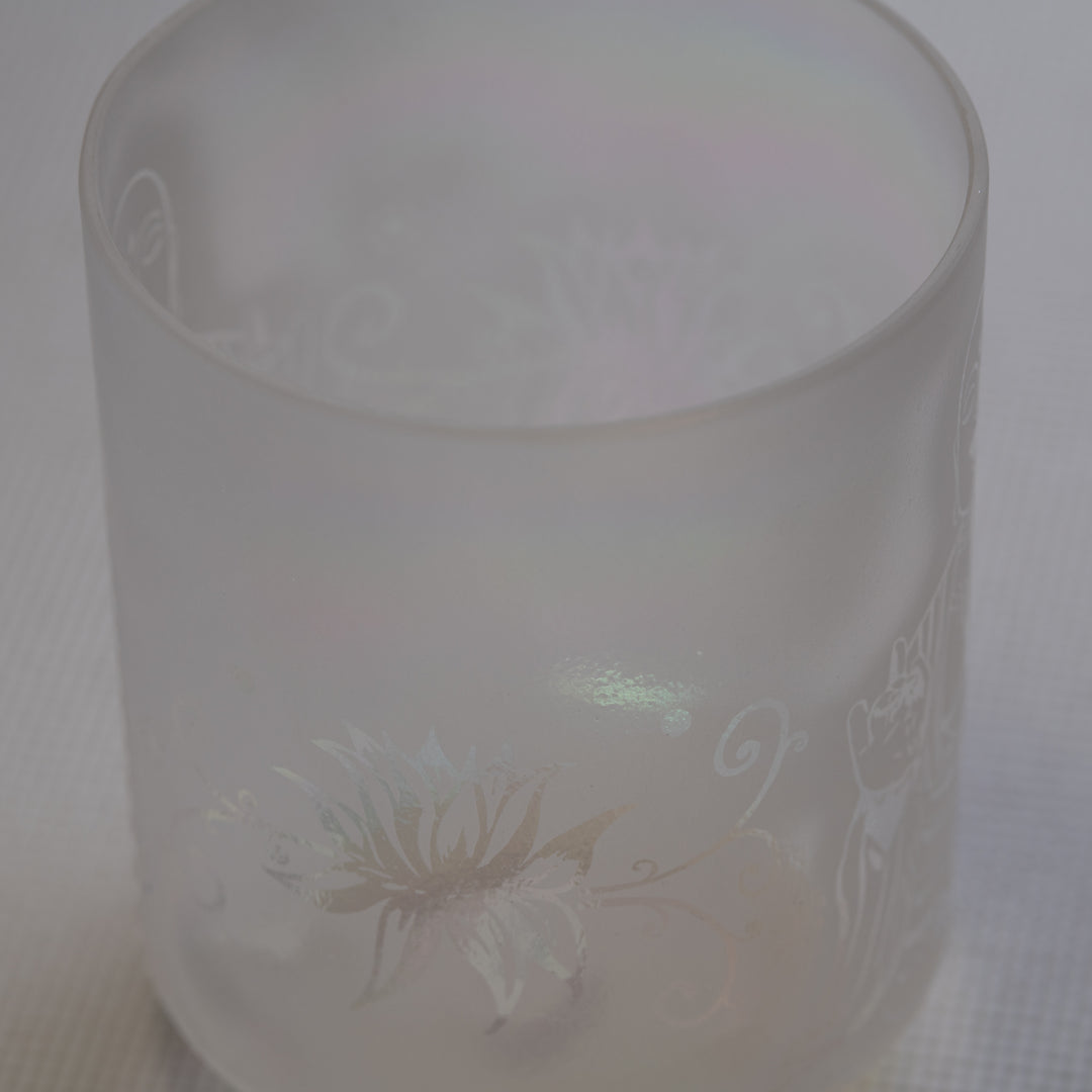 7" G#+10 Platinum etched with Buddha, Crystal Tones™