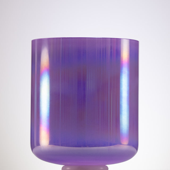 Purple Crystal Singing Bowl for Sound Healing rituals