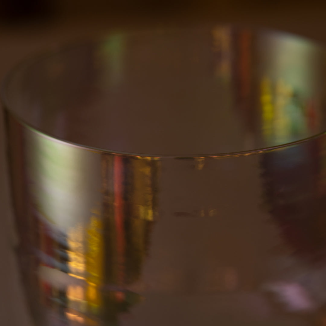 9" F#-21 Prismatic Crystal Singing Bowl