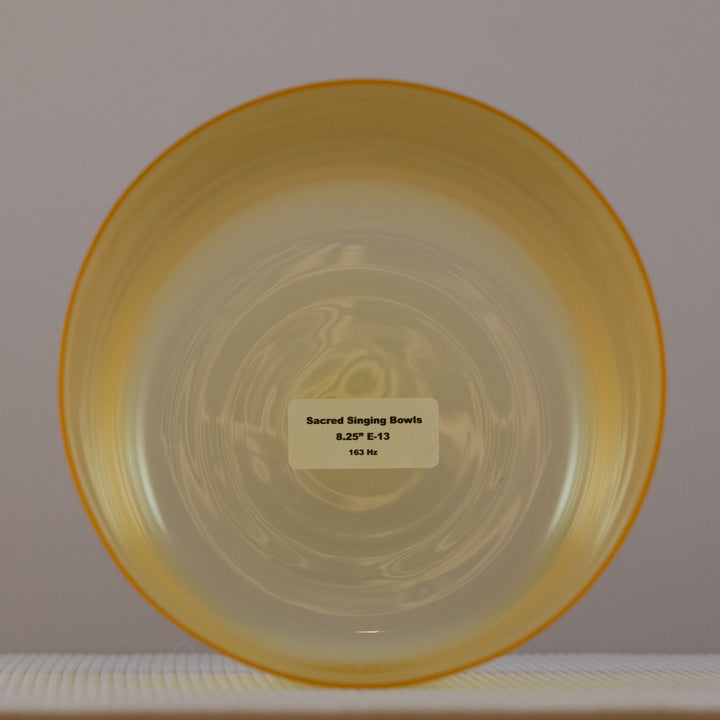 8.25" E-13 Radiant Sun Crystal Singing Bowl