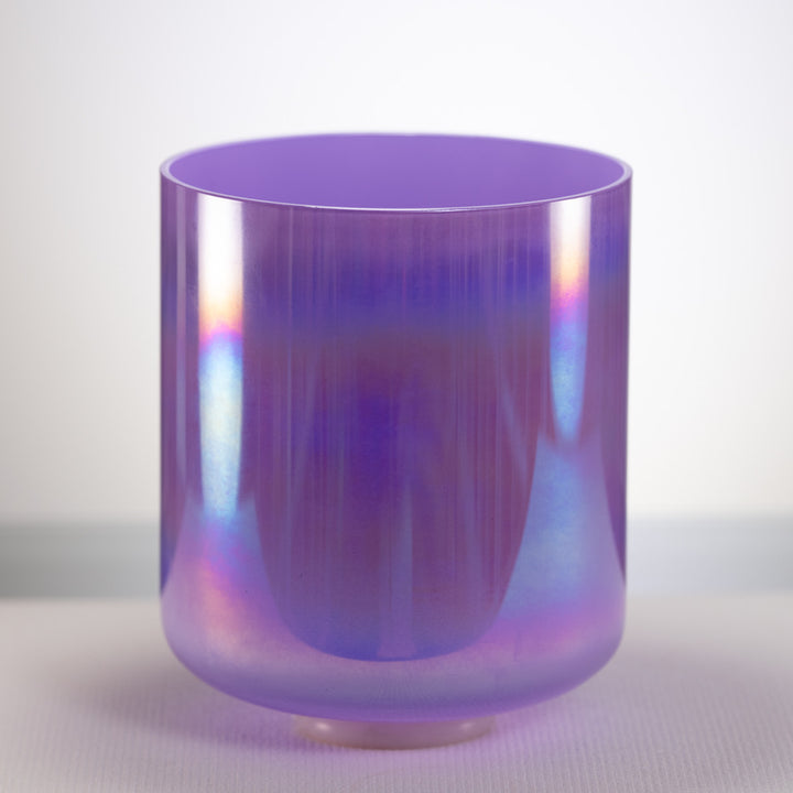 Purple Crystal Singing Bowl for Sound Healing rituals