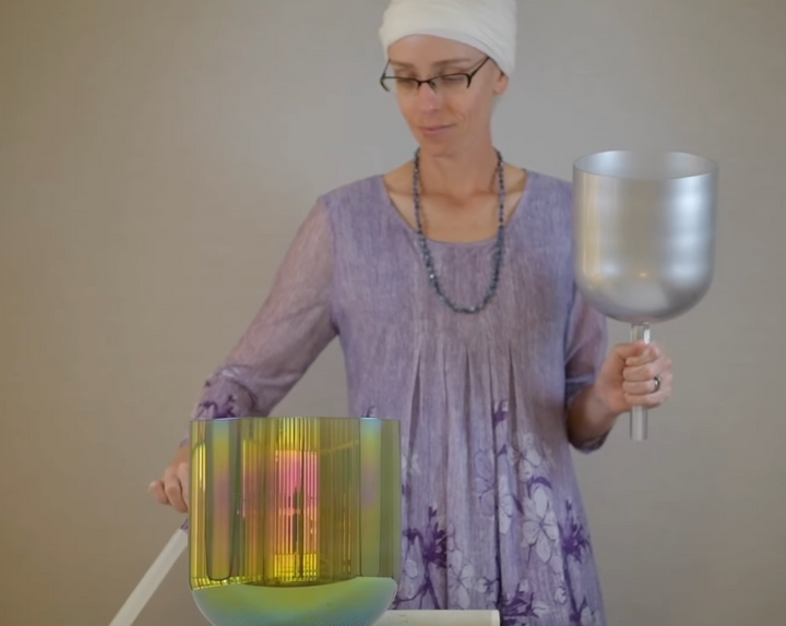 Enchantment: Crystal Singing Bowl Pair