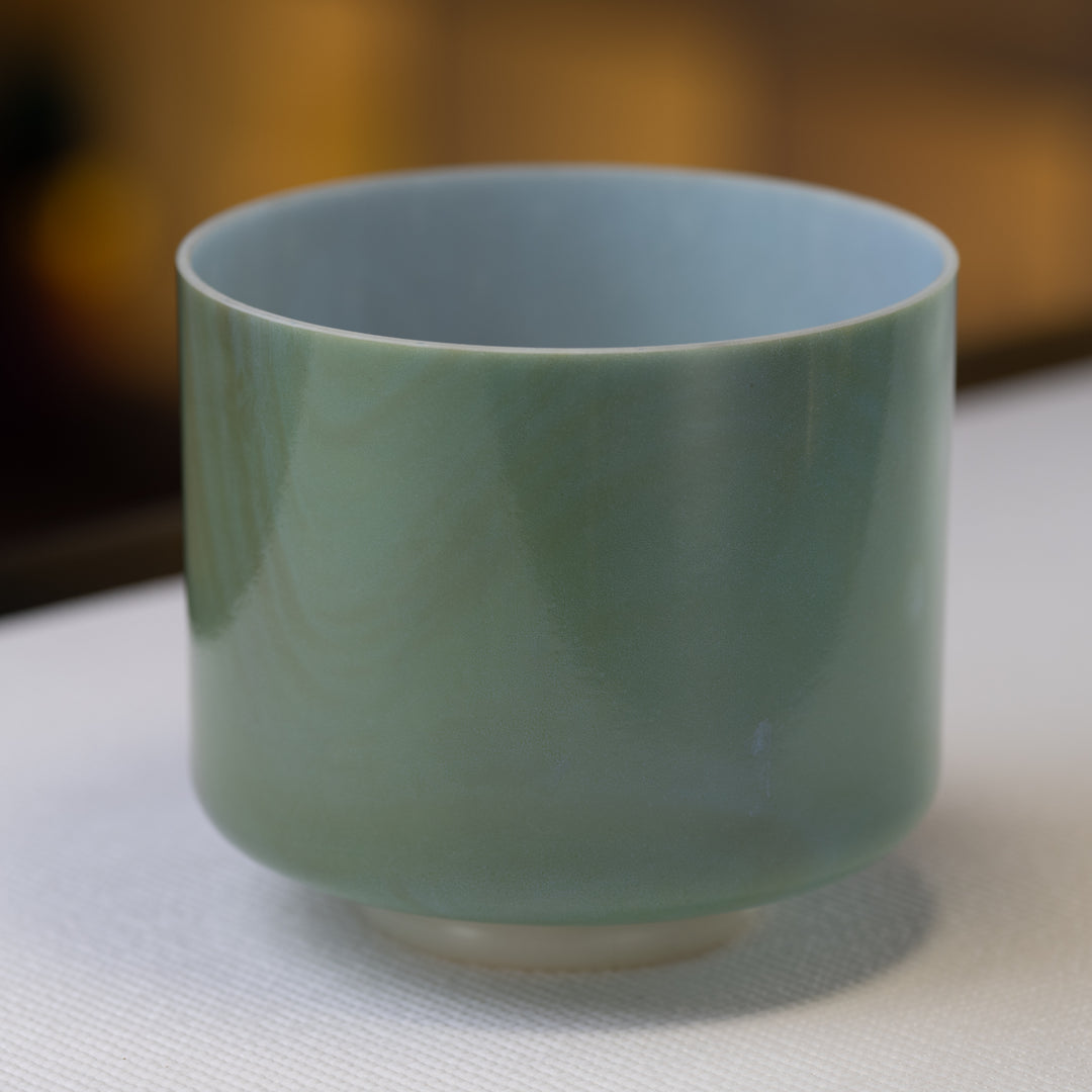 8" D#-50 Etched Mount Shasta Serpentine, Crystal Tones™