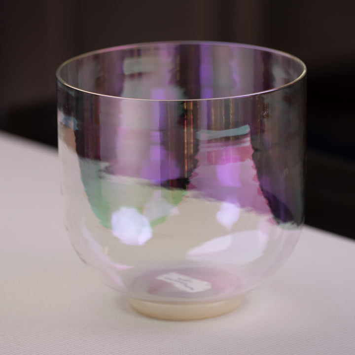 9" G#-38 Prismatic Crystal Singing Bowl