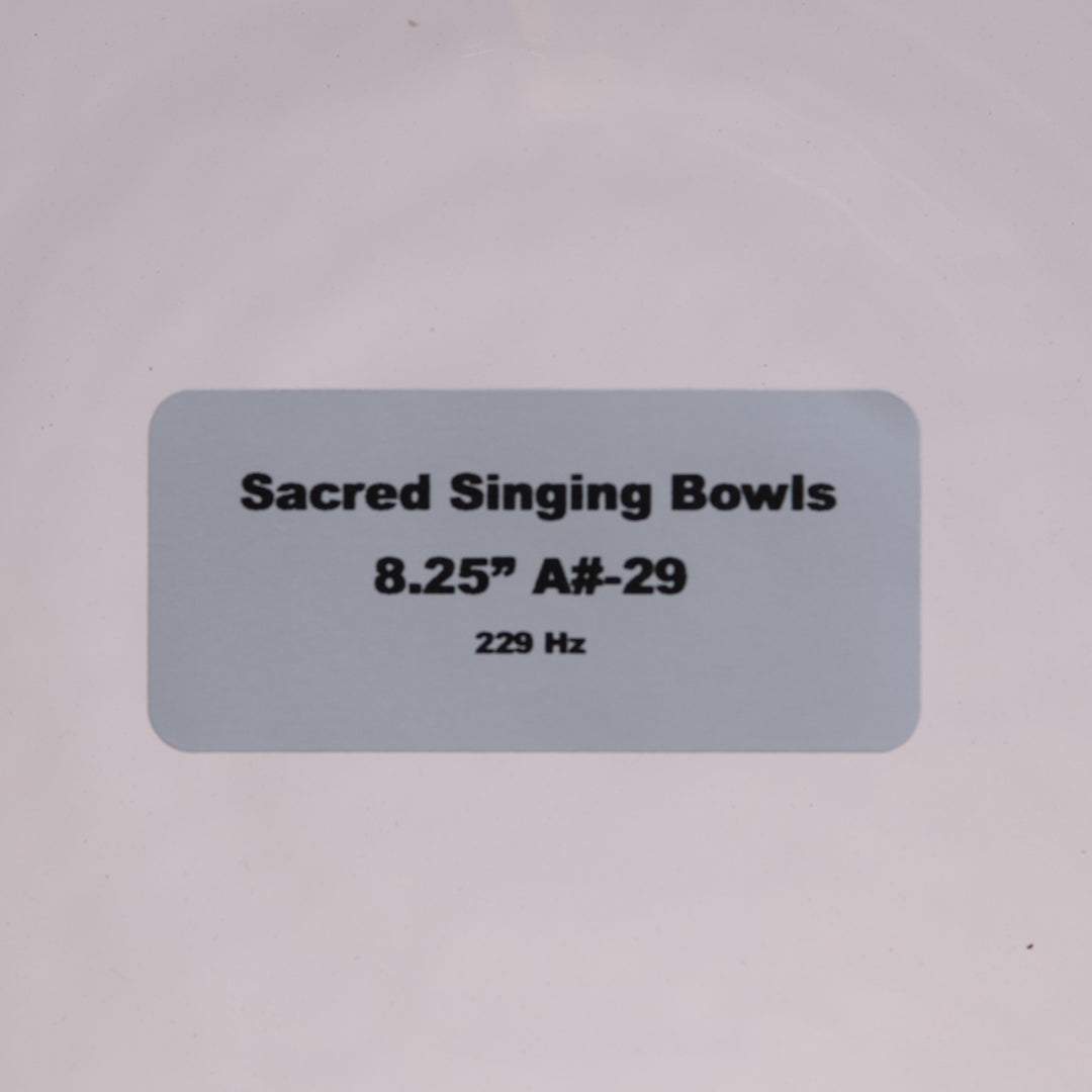 Sacred Singing Bowls: Product label