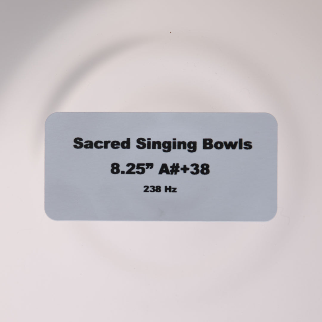 Sacred Singing Bowls Product label