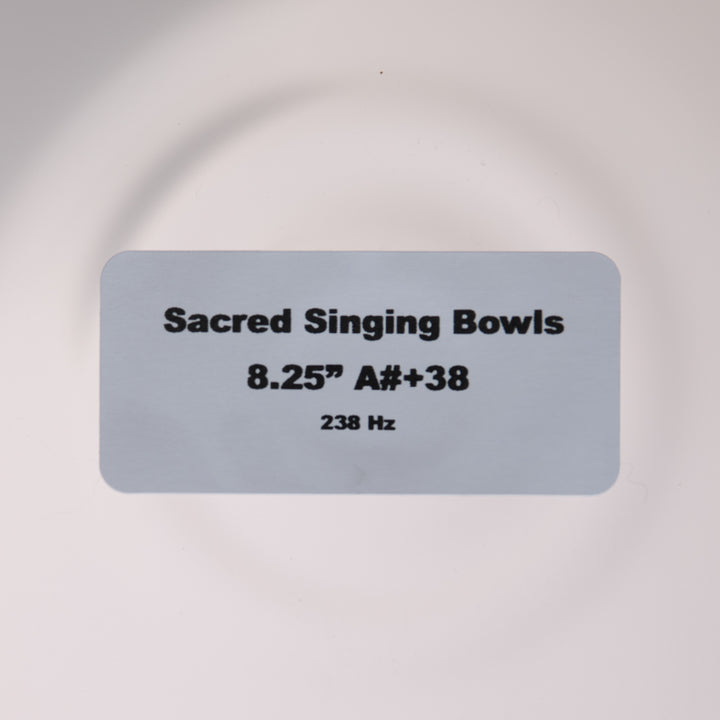Sacred Singing Bowls Product label