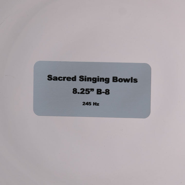 Sacred Singing Bowls: Product label