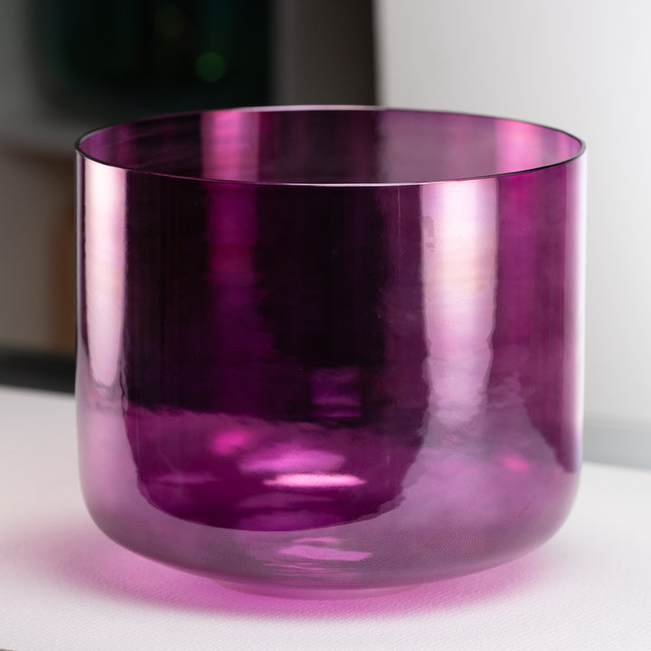 12" C#+11 Healing Violet Flame Crystal Singing Bowl