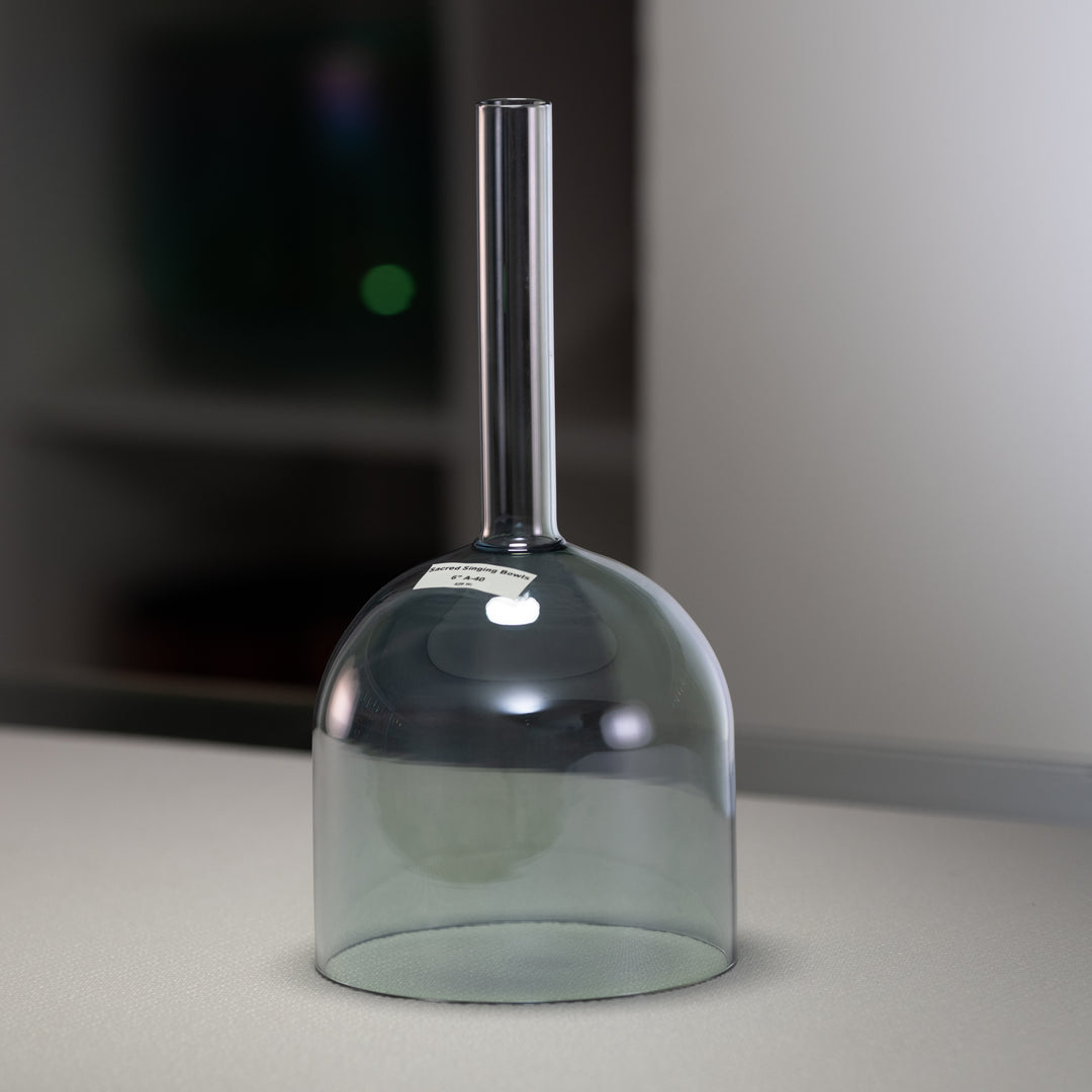 6" A-40 Indigo Child Handheld Crystal Singing Bowl