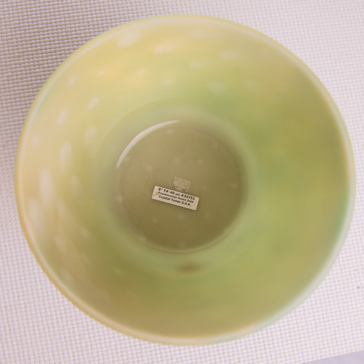8" F#-40 Frankincense & Ocean Gold, Crystal Tones™