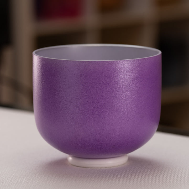 9" G#-23 Purple Dream Frosted Singing Bowl