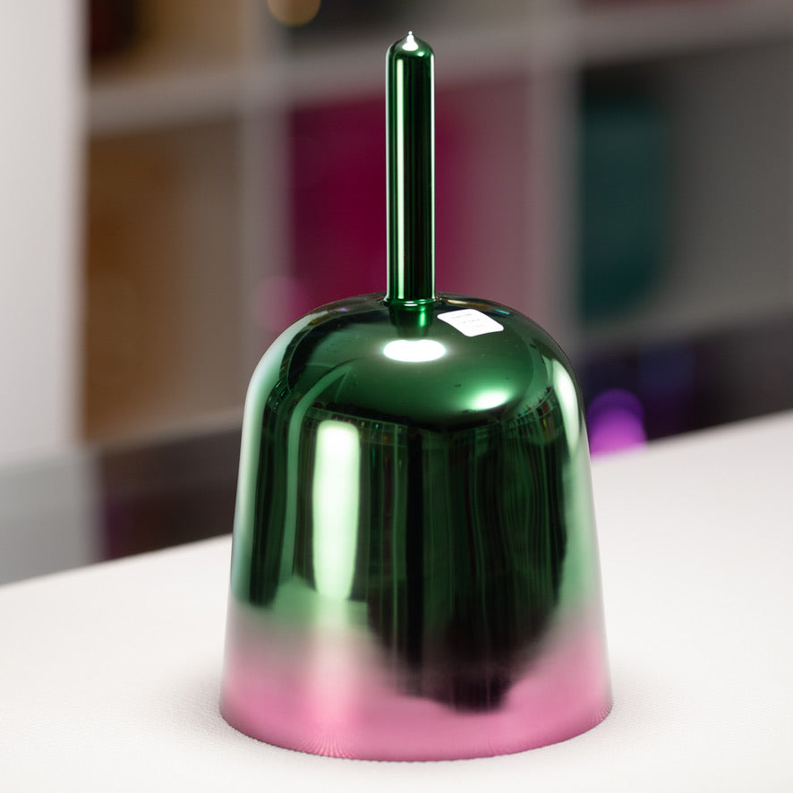 8" C#+0 Divine Heart Crystal Singing Bowl, Handheld