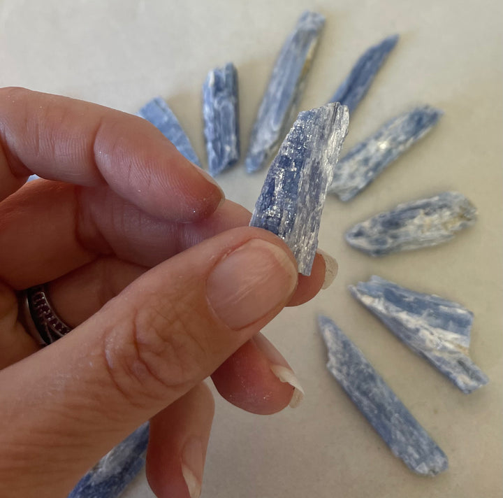 Rough Blue Kyanite Blades