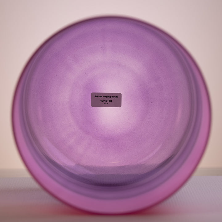 12” E+30 Blossoming Heart Crystal Symphony Bowl, Tall