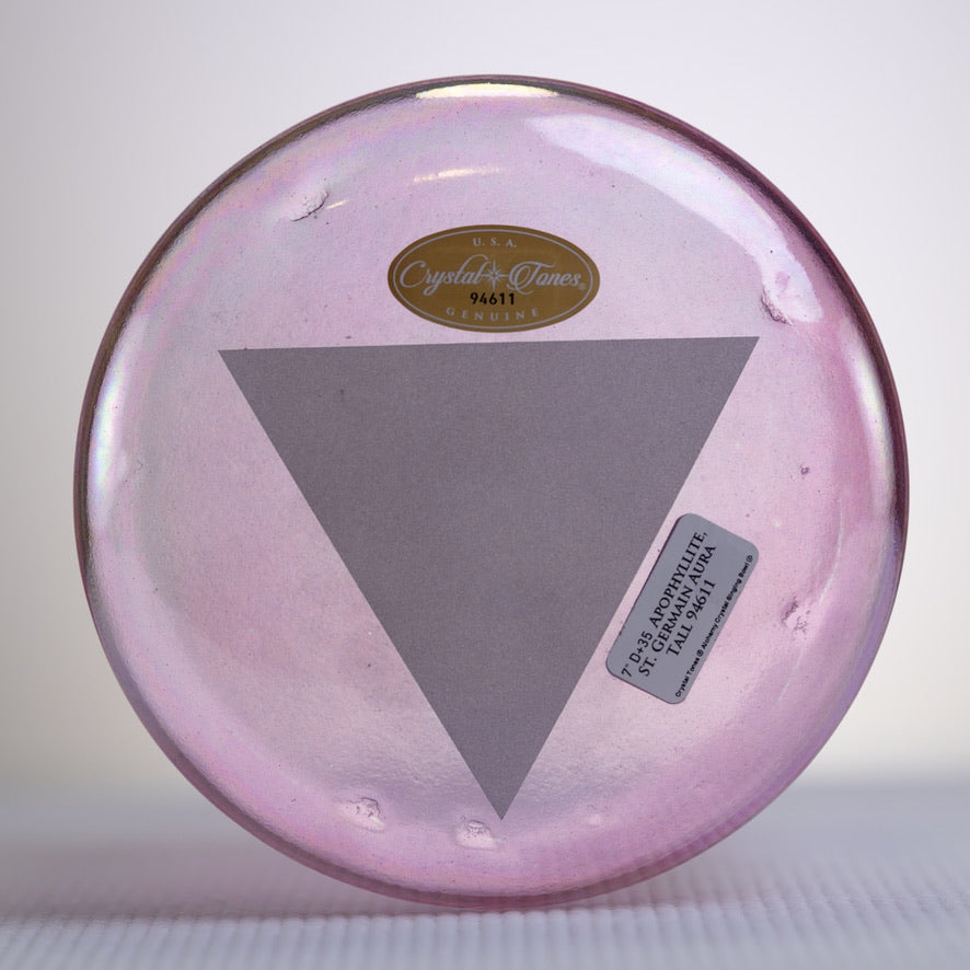 7" D+35 Apophyllite Saint Germain Aura Tall, Crystal Tones™