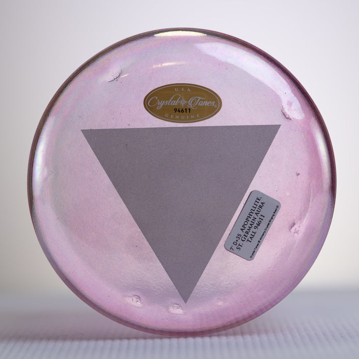 7" D+35 Apophyllite Saint Germain Aura Tall, Crystal Tones™