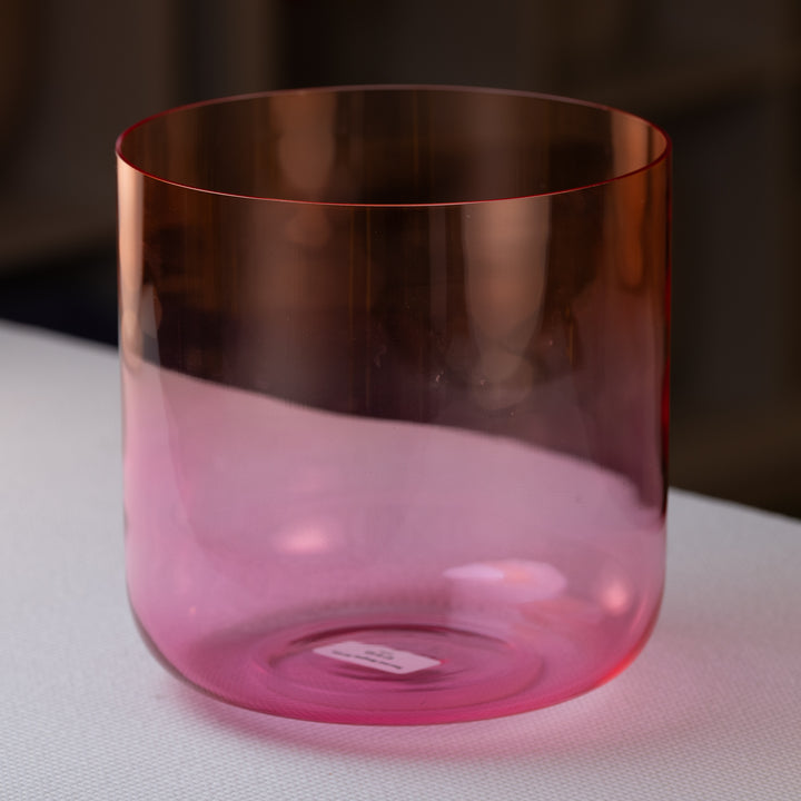 9" E-43 Harmonic Sunrise Crystal Bowl