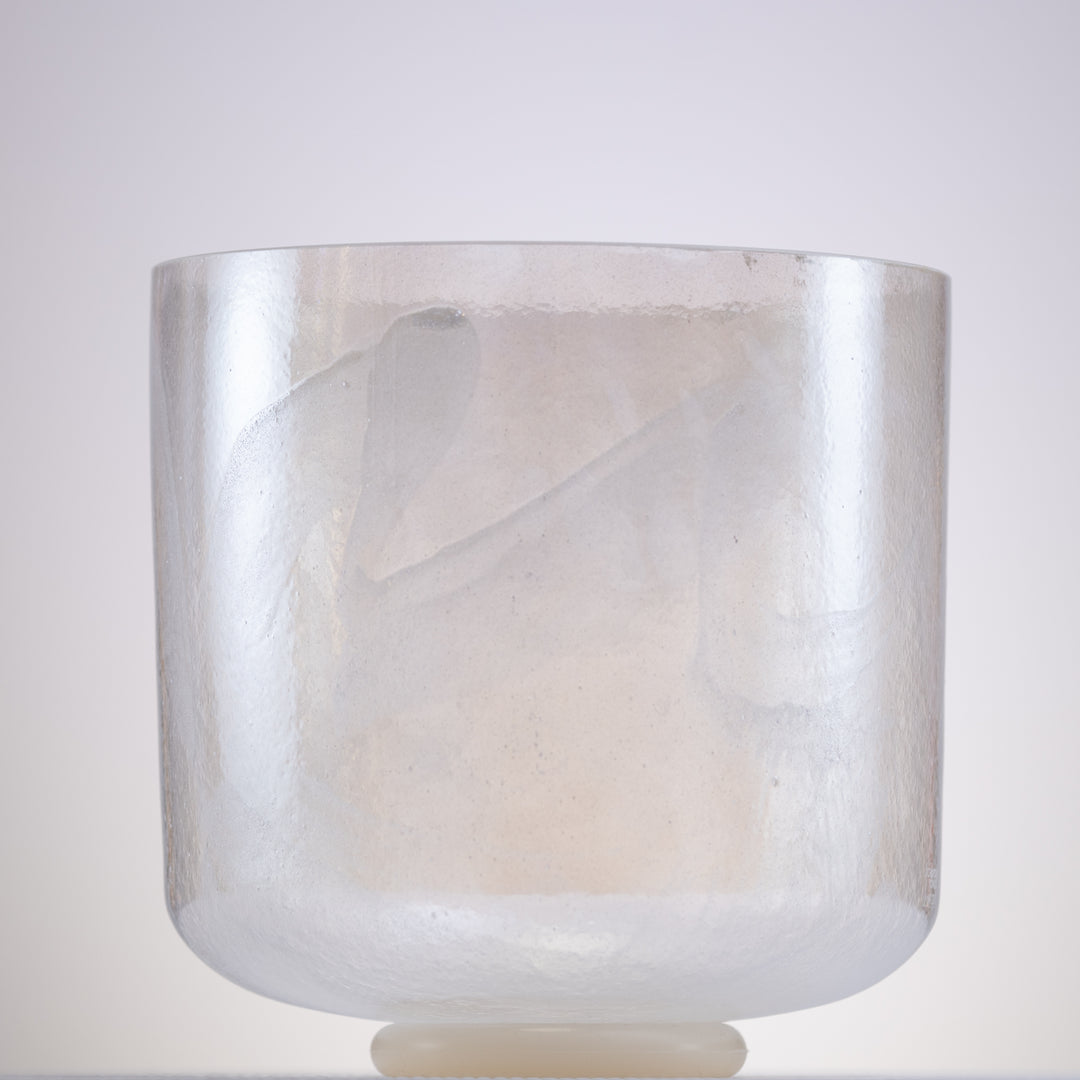 9" F+30 Azeztulite White Light Aura Gold, Crystal Tones™