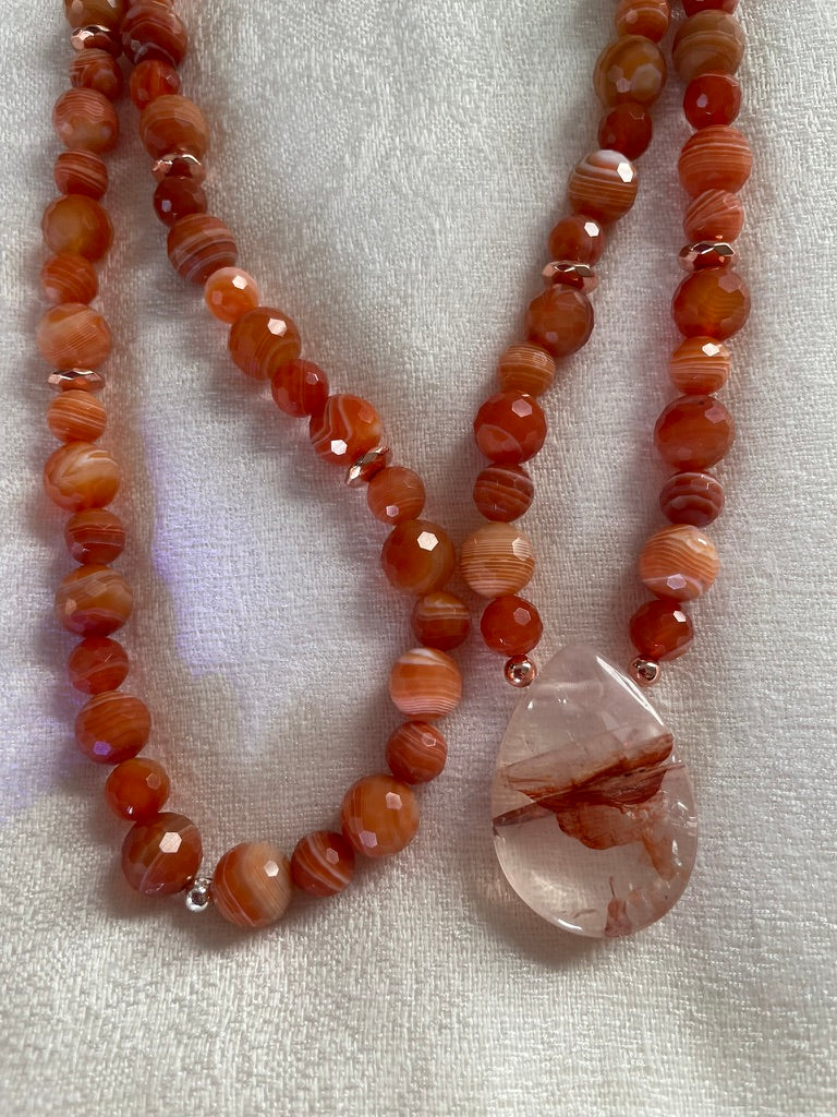 Faceted Banded Agate