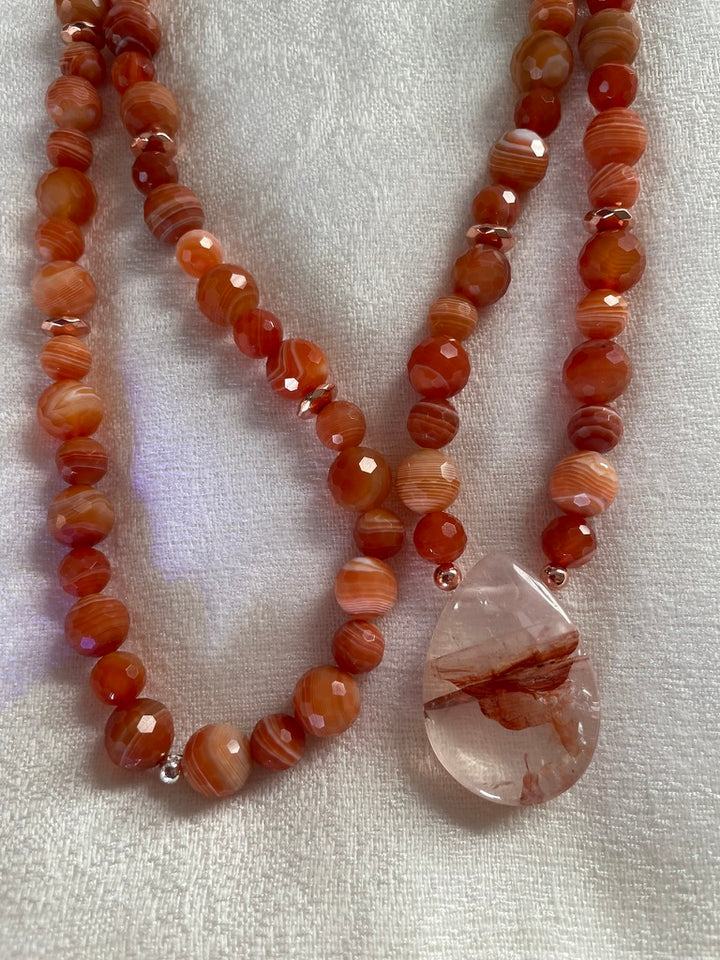 Faceted Banded Agate