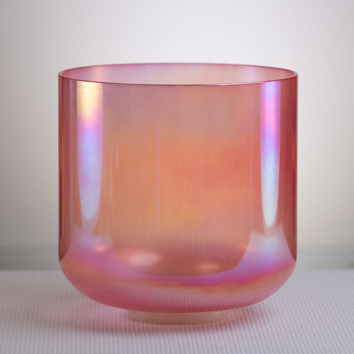 10" G#+36 Rose Blossom Crystal Symphony Bowl