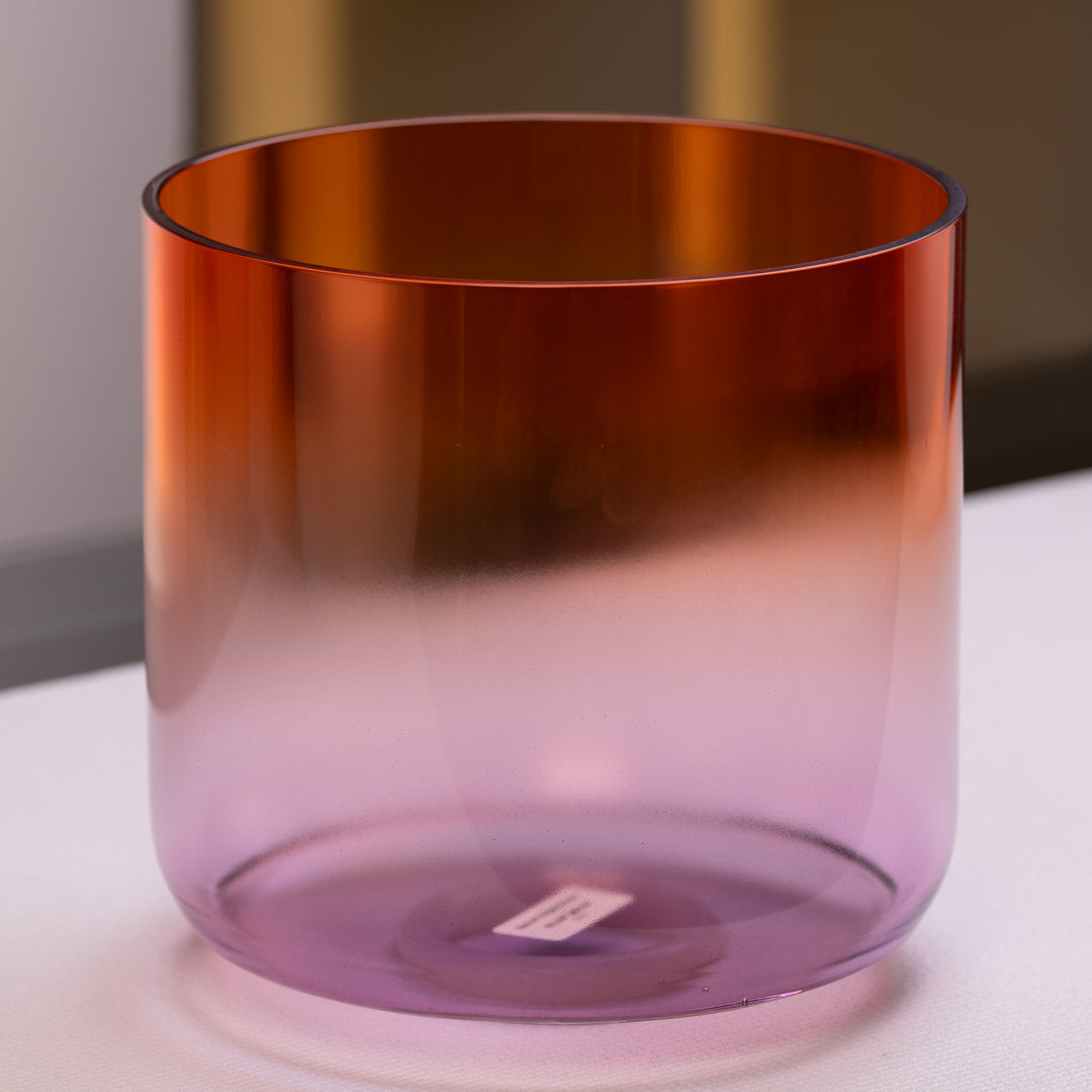 10.25” D#+44 Sunset Bloom Crystal Symphony Bowl