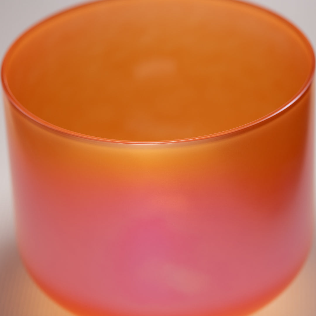 9" C-9 Sunset Serenade Crystal Singing Bowl, Perfect Pitch