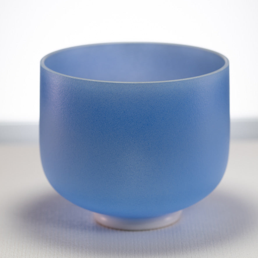 Father Sky Frosted Crystal Singing Bowl Set in D Major