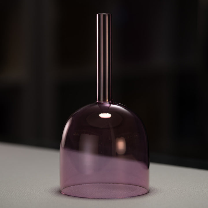 6" F+47 Solar Violet Handheld Crystal Singing Bowl