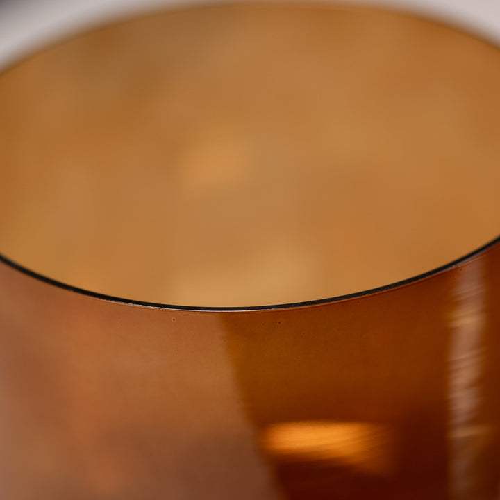 Crystal bowl close up