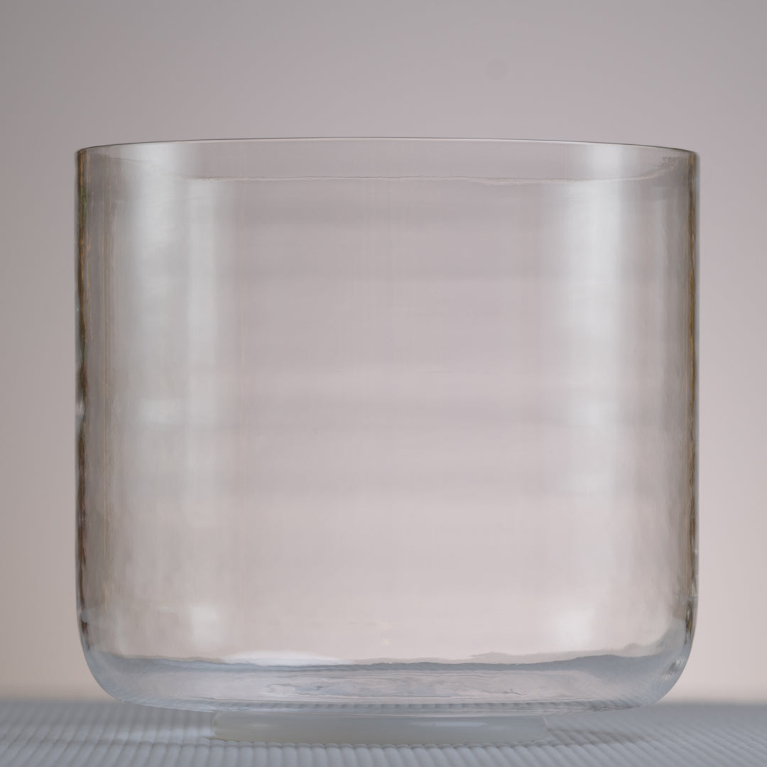 8" C-18 Clear Quartz Crystal Singing Bowl