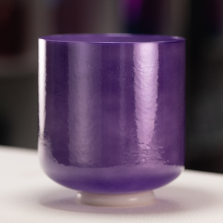 8" C-1 Iris Illumination Crystal Singing Bowl from Bowls of Sound