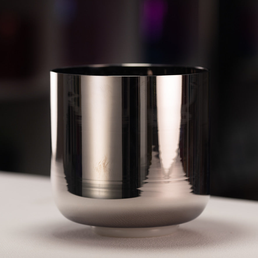 8" D-14 Silver Star Crystal Singing Bowl from Bowls of Sound