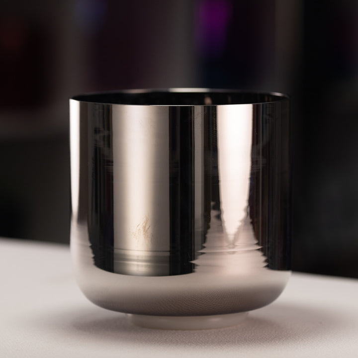 8" D-14 Silver Star Crystal Singing Bowl from Bowls of Sound