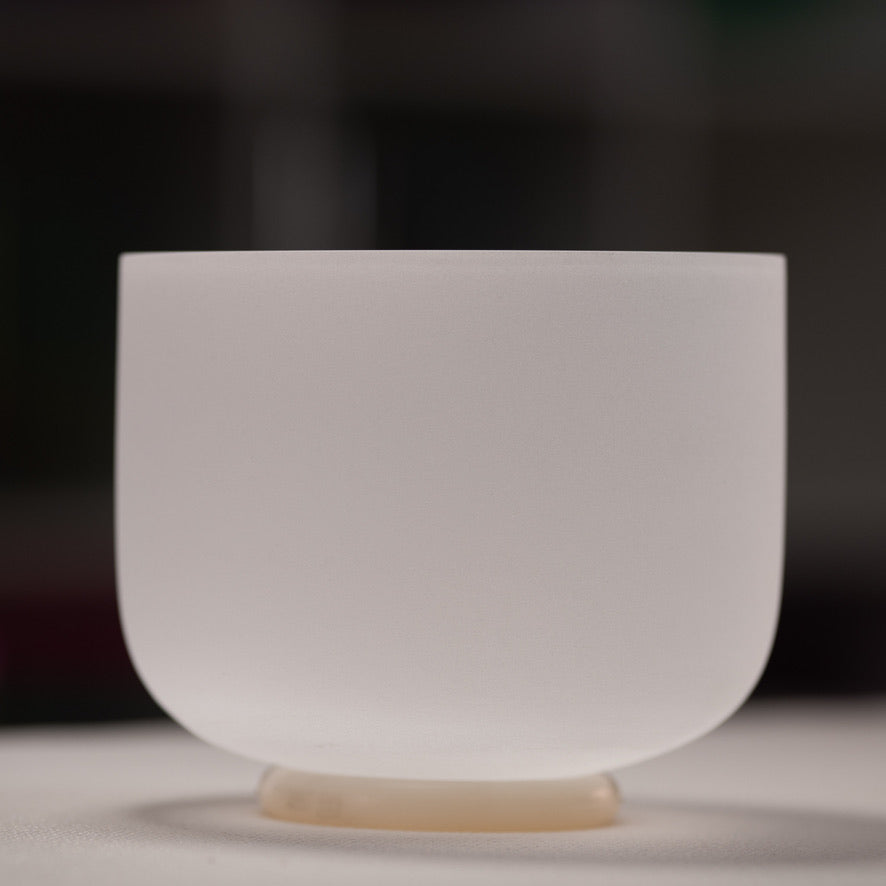 Frosted Crystal Singing Bowl