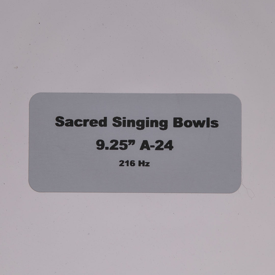 Sacred Singing Bowls Product Label