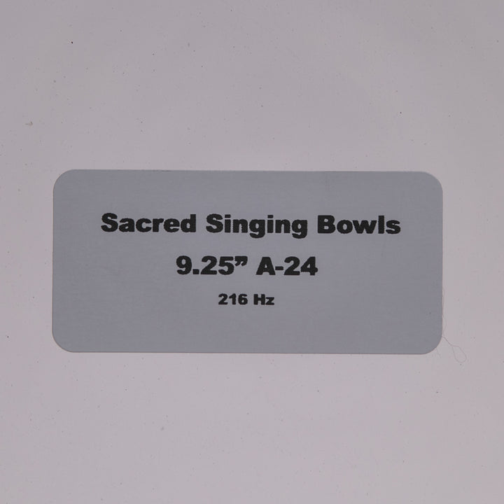Sacred Singing Bowls Product Label
