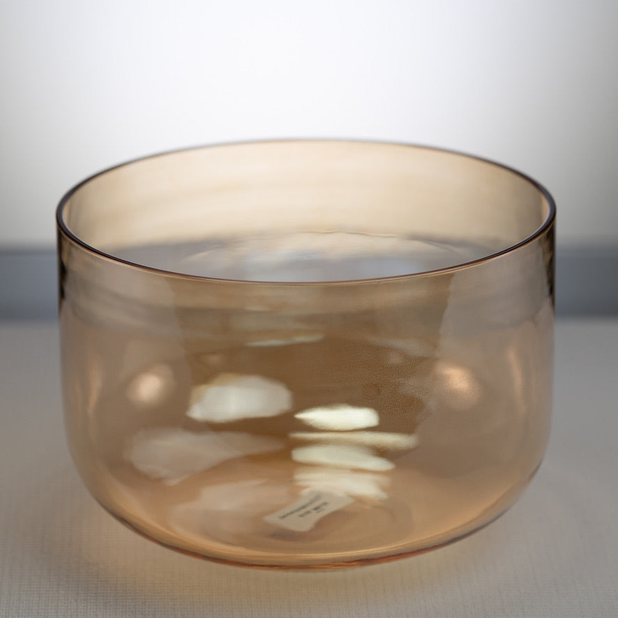 9.75" A#+30 Morning Sun  Crystal Singing Bowl from Bowls of Sound