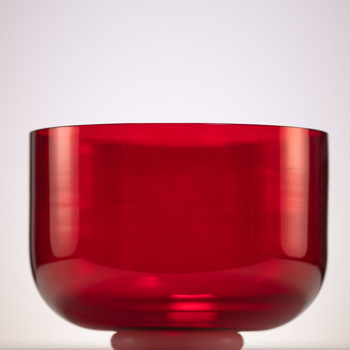 9.75" B+44 Ruby Ray Crystal Singing Bowl from Sacred Singing Bowls™