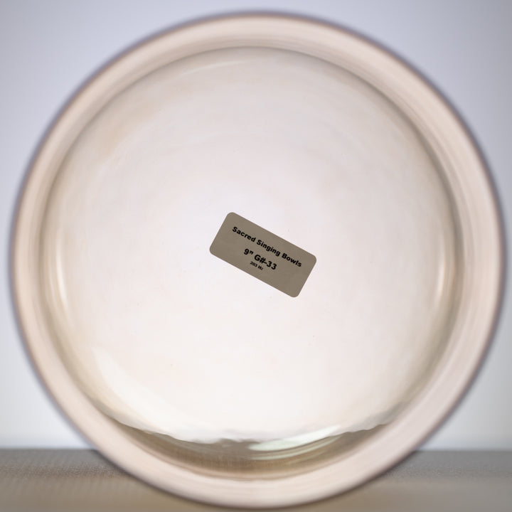 9" G#-33 Morning Sun Singing Bowl