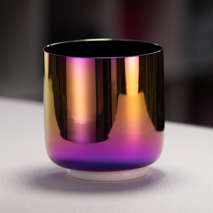 6" E+8 Celestial Rainbow Singing Bowl, Perfect Pitch