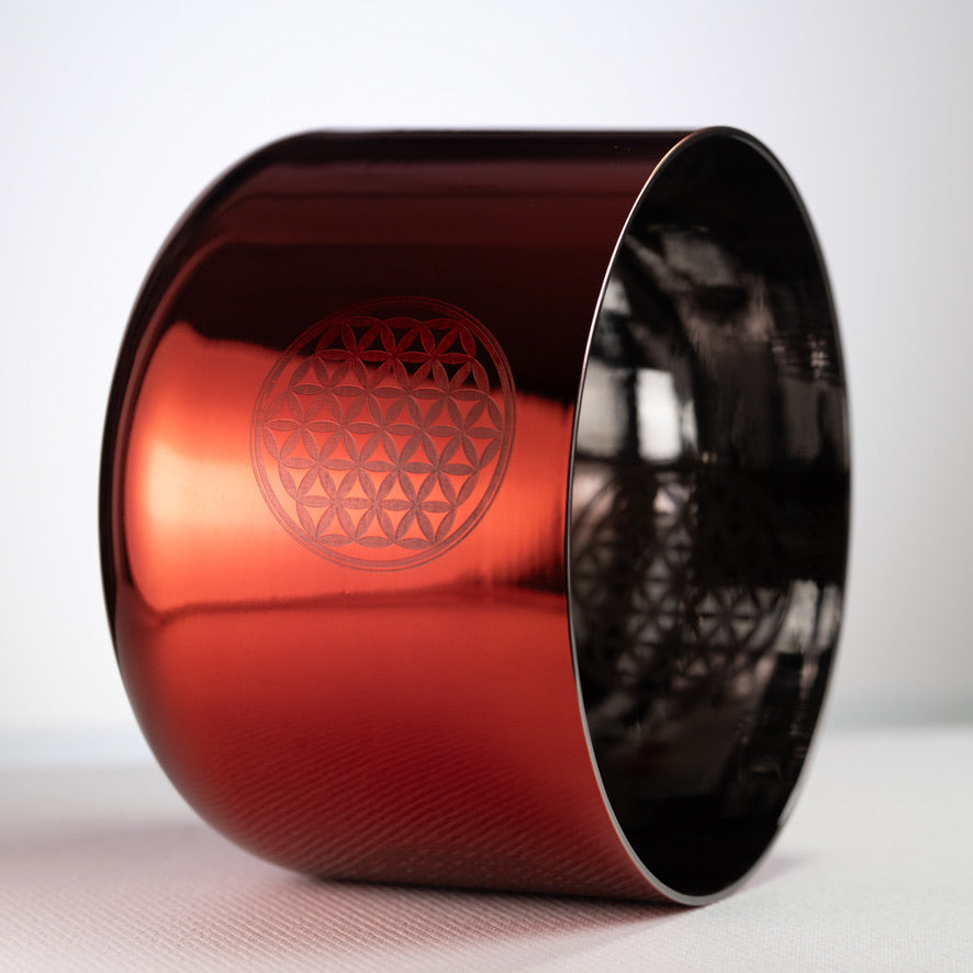 11" F+13 Solara Singing Bowl with Flower of Life