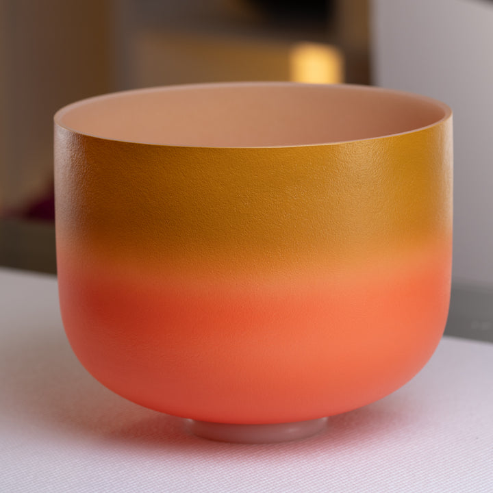 12" A-27 Healing Golden Flame Singing Bowl
