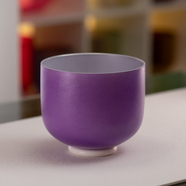 9" G#-23 Purple Dream Frosted Singing Bowl