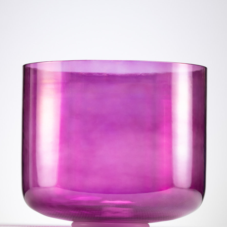 12" C#+11 Healing Violet Flame Crystal Singing Bowl