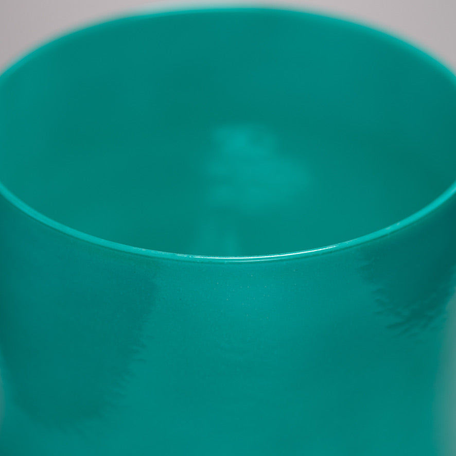 9" G#+37 Turquoise Tide Crystal Singing Bowl