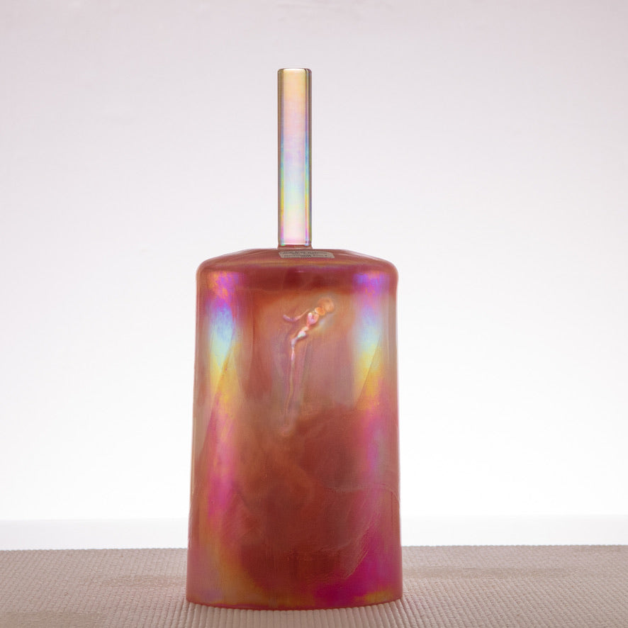 6" C#+20 Rhodochrosite & Platinum Practitioner, Crystal Tones™