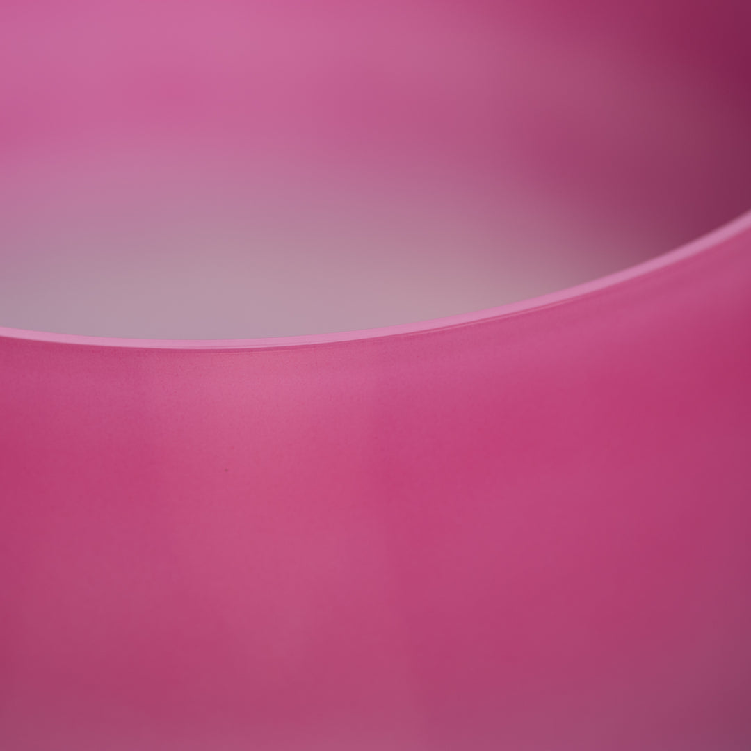 12” E+30 Blossoming Heart Crystal Symphony Bowl, Tall