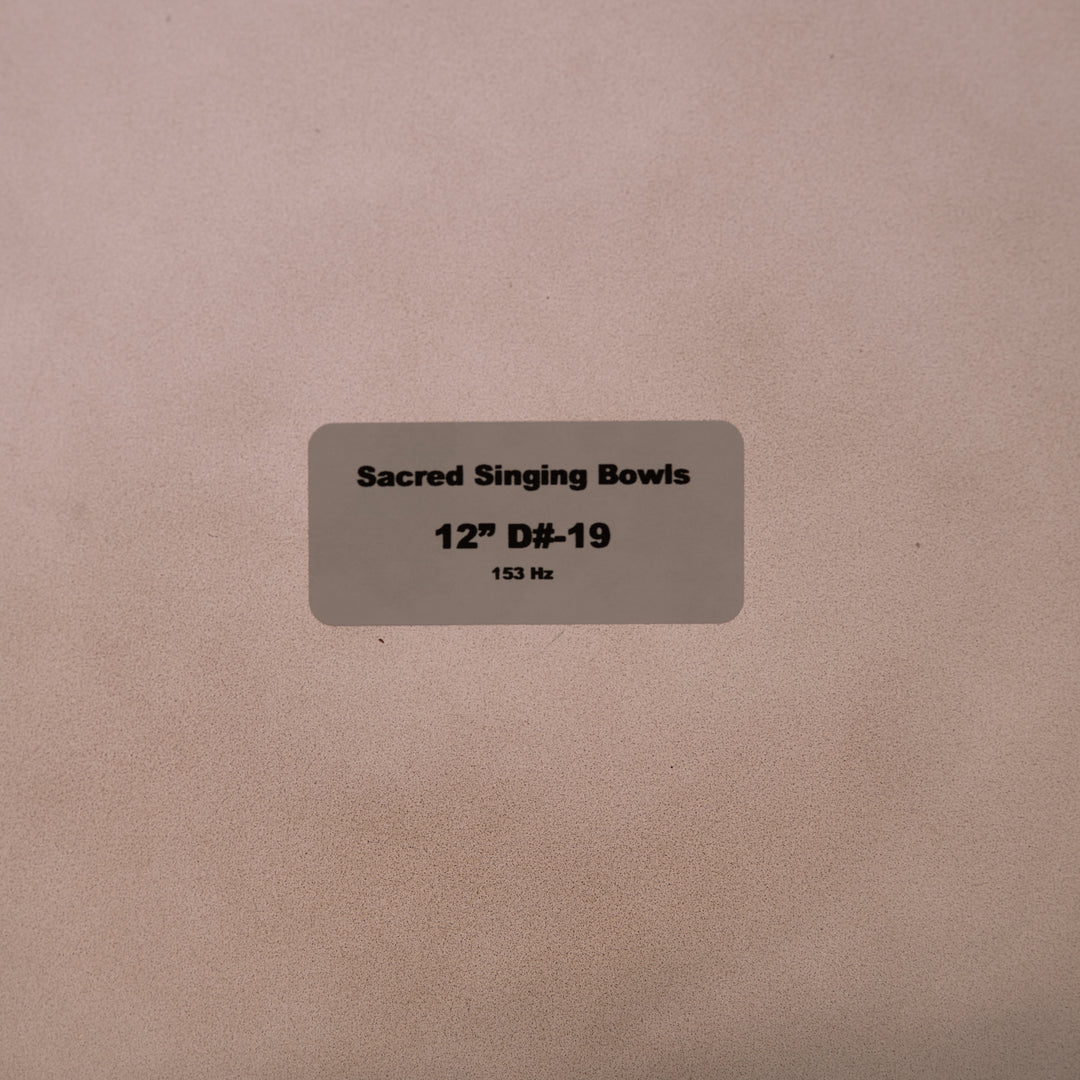 12” D#-19 Sacred Sage Singing Bowl